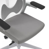 Seduta e braccioli grigi della sedia da ufficio professionale ARCEO W di hjh OFFICE