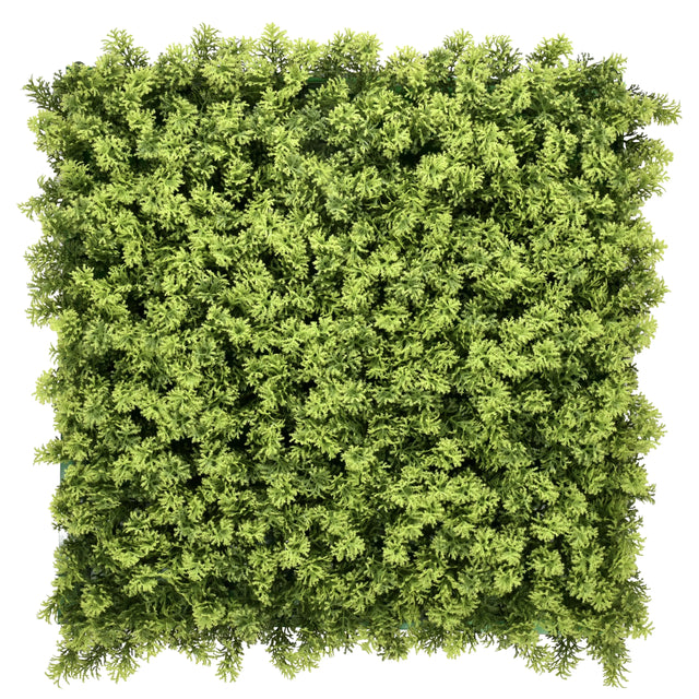 Grüne Pflanzenmatte LEAFLUXE 3 mit dichtem, feingliedrigem Blattwerk von hjh LIVING