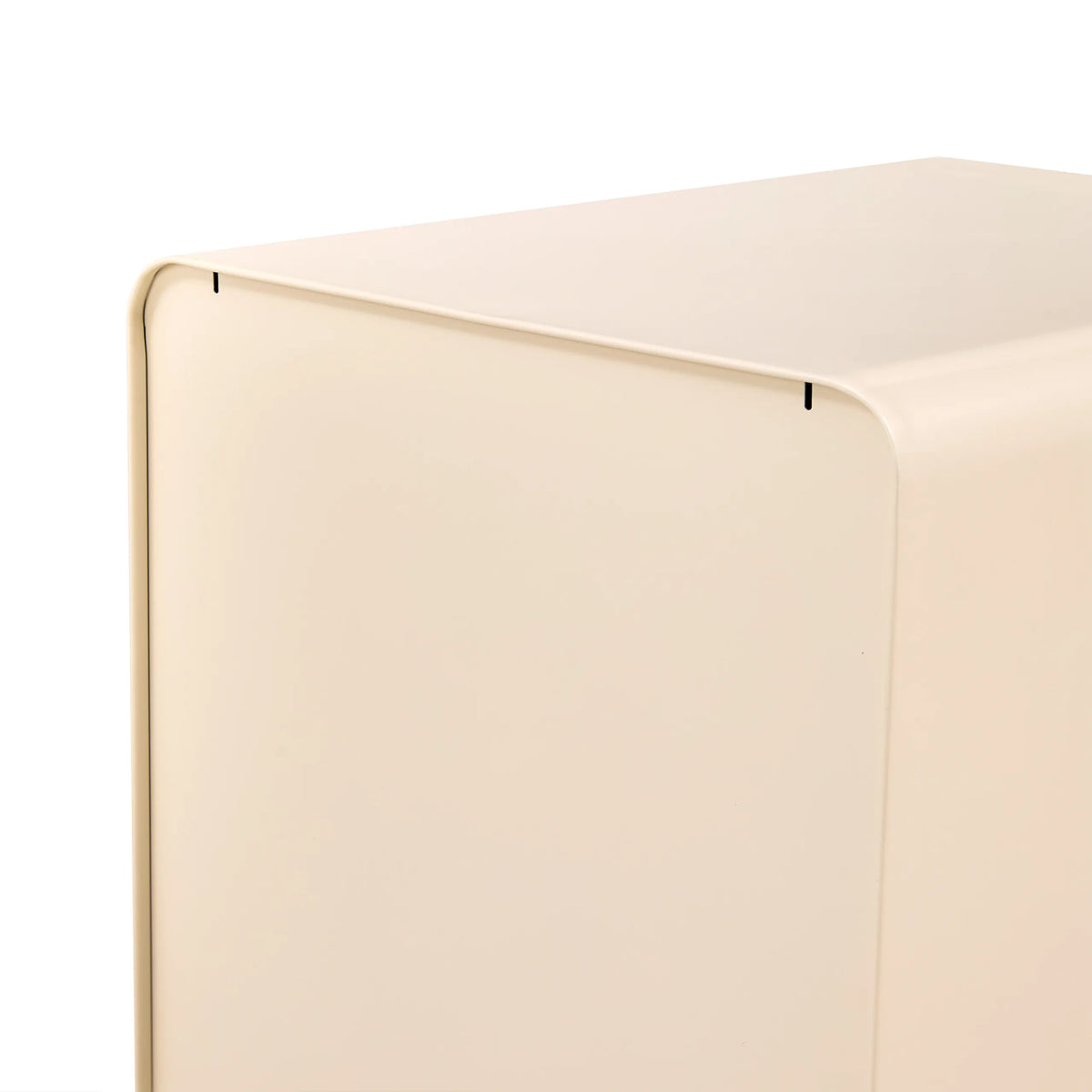 Angolo superiore posteriore della cassettiera con rotelle in metallo laccato beige COLOR PLUS I di hjh OFFICE