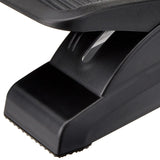 Meccanismo di regolazione del poggiapiedi PIEDINO STRIPE color antracite con base antiscivolo di hjh OFFICE