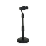 Supporto per cellulare e tablet FLEXMOBI II nero con base e supporto regolabili di hjh OFFICE
