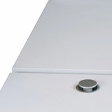 Silberfarbener Verschlussdeckel des Zubehörs ELDO601 aus Aluminium von hjh OFFICE PRO