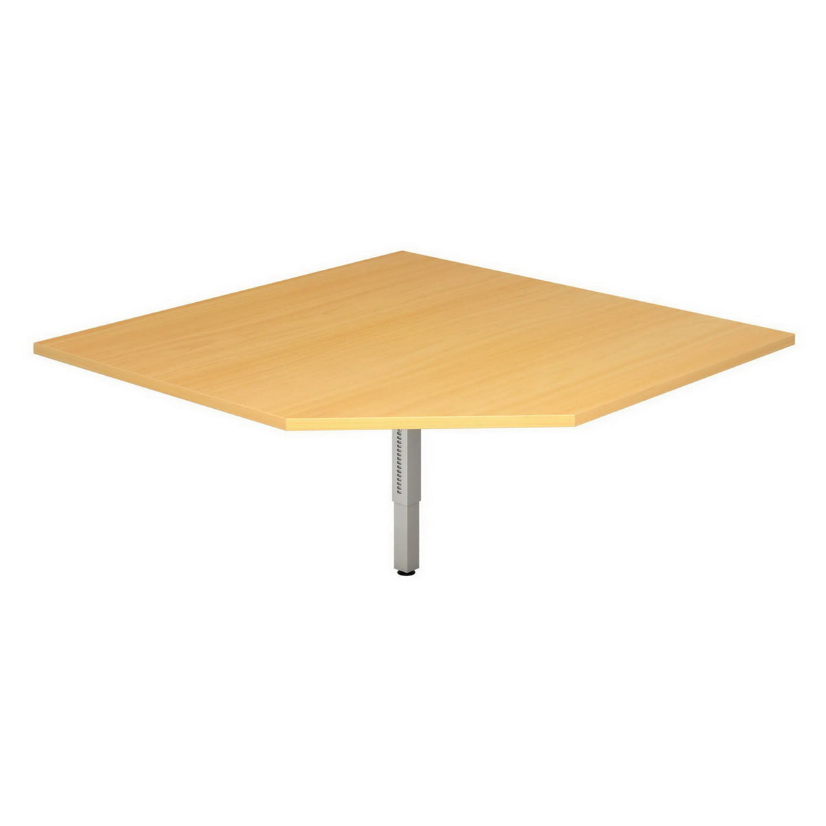 Piano trapezoidale in faggio della scrivania HT12 di hjh OFFICE PRO