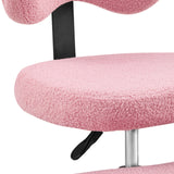 Rivestimento rosa strutturato della seduta della sedia da meditazione Asanasit di hjh LIVING