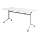 KALA 16 | Tavolo pieghevole mobile | 160 cm | argento - Tavolo della conferenza 