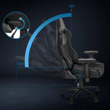 Schienale regolabile della sedia da gaming GAMEBREAKER SX 04 con angolo di inclinazione da 90 a 180 gradi di hjh OFFICE