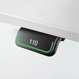 Display digitale dell'altezza con il valore 110 della scrivania XDLR 16 S di hjh OFFICE PRO