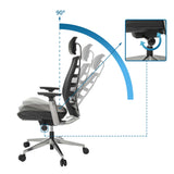 Meccanismo di inclinazione con angolo di regolazione di 90 gradi della High-end Sedia da ufficio SPINIO ELITE L di hjh OFFICE