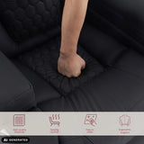 Imbottitura della poltrona lounge Game Sport RX in nero di hjh OFFICE (immagine generata dall’IA)