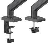 Fissaggio a morsetto da scrivania del supporto per monitor Ergomount GF1 in nero di hjh OFFICE