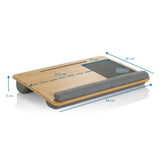 Disegno tecnico del Supporto per laptop COMFILAP con 54 x 36 cm di hjh OFFICE