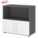 FlexWall | Altezza 2 raccoglitori | ante + unità | con piedini regolabili 
