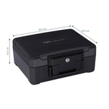 Vista dimensionale della Cassaforte Safe Compact Slim con 36,5 × 28,5 cm di hjh OFFICE