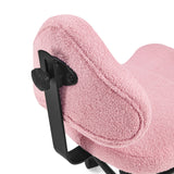 Meccanismo di regolazione nero e rivestimento rosa strutturato della sedia da meditazione Asanasit di hjh LIVING