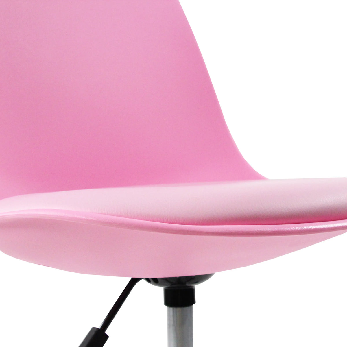 Seduta e schienale rosa della sedia girevole per bambini FANCY II di hjh OFFICE
