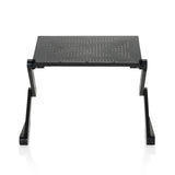 Rialzo da scrivania nero VM-SA II con piastra perforata e due gambe di hjh OFFICE – vista a 360° (vista frontale 0°)