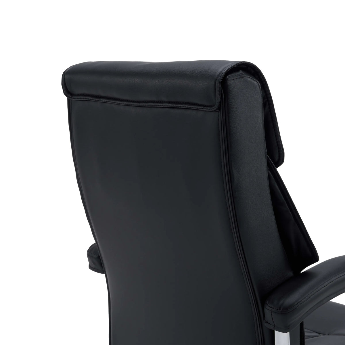 Retro dello schienale della sedia home office Relax Prestio in nero di MyBuero