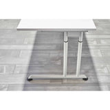 Sottostruttura della scrivania regolabile in altezza ZENO 8 S in grigio e argento di hjh OFFICE PRO