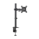 Supporto per monitor nero Ergomount M1 con palo regolabile in altezza e piastra VESA di hjh OFFICE