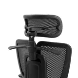 Poggiatesta regolabile con rete in nylon nero della sedia da ufficio professionale Ergo U2 Pro3 di hjh OFFICE