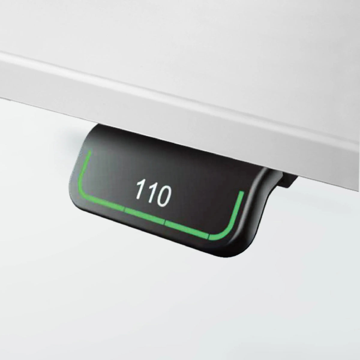 Display dell'altezza con il valore 110 della scrivania regolabile elettricamente XDLR 19 W di hjh OFFICE PRO