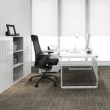 Sedia da ufficio professionale GENIDIA SMART BLACK nera con schienale in rete e braccioli di hjh OFFICE