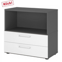 FlexWall | 2 OH | Cassetti + struttura | con piedini di regolazione 