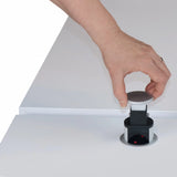 Torre prese estraibile in alluminio degli Accessori ELDO600 di hjh OFFICE PRO