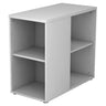Scaffale grigio ANCO 1630 con due vani aperti e un ripiano di hjh OFFICE PRO