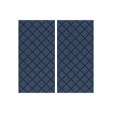 Elemento acustico da parete blu AWPX10 con cuciture a diamante come Accessori di hjh OFFICE PRO