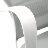 Bracciolo bianco della Sedia Home Office ESTRIA di hjh OFFICE