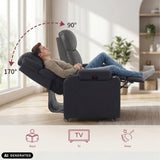 Schienale regolabile della Poltrona Lounge Game Sport RX da 90 a 170 gradi di hjh OFFICE (immagine generata dall’IA)