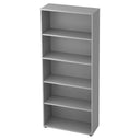 Scaffale grigio BETA 4000 con cinque scomparti aperti di hjh OFFICE PRO