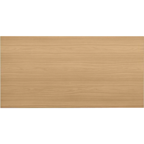 Piano scrivania BETA 4980 in effetto legno di faggio chiaro con venature naturali di hjh OFFICE PRO