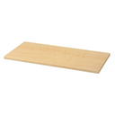Ripiano BETA 9 in aspetto legno di acero chiaro con una lunghezza di 80 cm di hjh OFFICE PRO