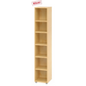 Scaffale BETA 9 in legno d'acero chiaro con cinque ripiani e sei scomparti aperti di hjh OFFICE PRO