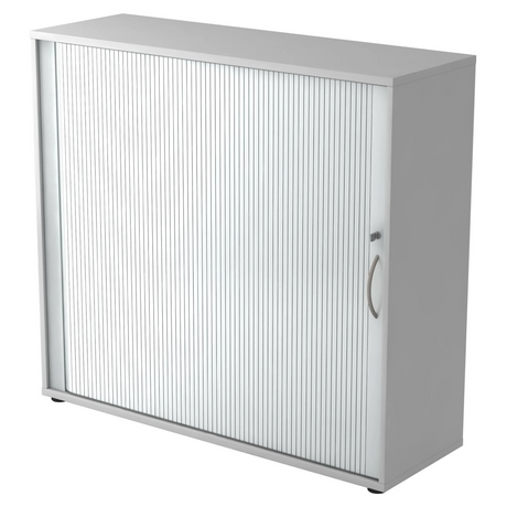 Armadio grigio con serranda BETA R 1733S in metallo con maniglia a arco di hjh OFFICE PRO