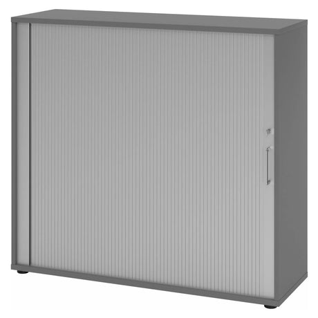 Armadio a serranda grigio grafite BETA R 1733S in metallo con maniglia verticale di hjh OFFICE PRO