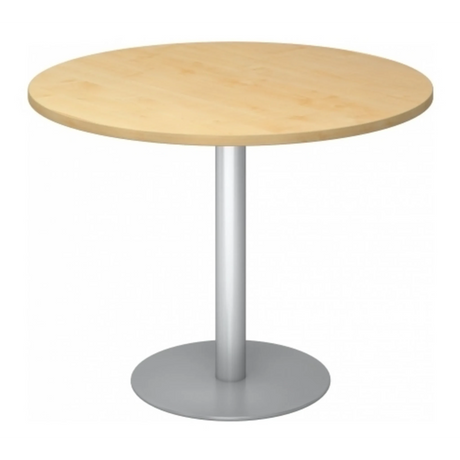 BISTRO F100R S | Besprechungstisch | Ø 100 | Silber - System Konferenztisch - buerostuhl24
