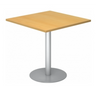BISTRO F88Q S | Besprechungstisch | 80x80 | Silber - System Konferenztisch - buerostuhl24