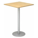 BISTRO H88Q S | Stehtisch | 80x80 | Silber - System Konferenztisch - buerostuhl24