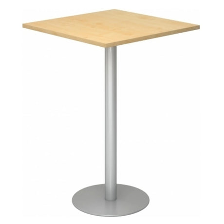 Sistema tavolo da conferenza BISTRO H88Q S con piano in legno d'acero chiaro e base argento di hjh OFFICE PRO