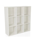 Scaffale bianco BJORKE con nove scomparti quadrati aperti di hjh LIVING