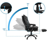 Schienale regolabile con inclinazione a 180 gradi della Poltrona Home Office RELAX CL 200 di MyBuero