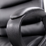 Bracciolo imbottito della Poltrona professionale FUTURA 100 in nero di hjh OFFICE