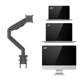 Supporto per monitor VM-MG1S in nero per dimensioni dello schermo da 15 a 42 pollici di hjh OFFICE