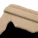 Rivestimento in tessuto beige e soffice della Cuccia per gatto PAWY ES di hjh LIVING