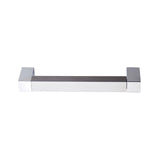 Maniglia in metallo cromato argento di SIGNA G 7600 di hjh OFFICE PRO