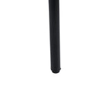 Base nera con piedini in plastica dello sgabello ALRANDA di hjh LIVING