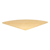 Angolare arrotondato 80 x 80 mm in acero della serie HILO HE90 / HE91 di hjh OFFICE PRO